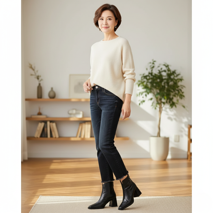 Jade | Bottines de luxe à talons moyens