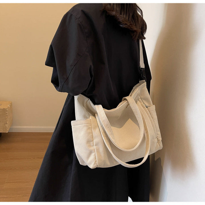 Bloom ™ |  Kunststudent Tote Corduroy Tas