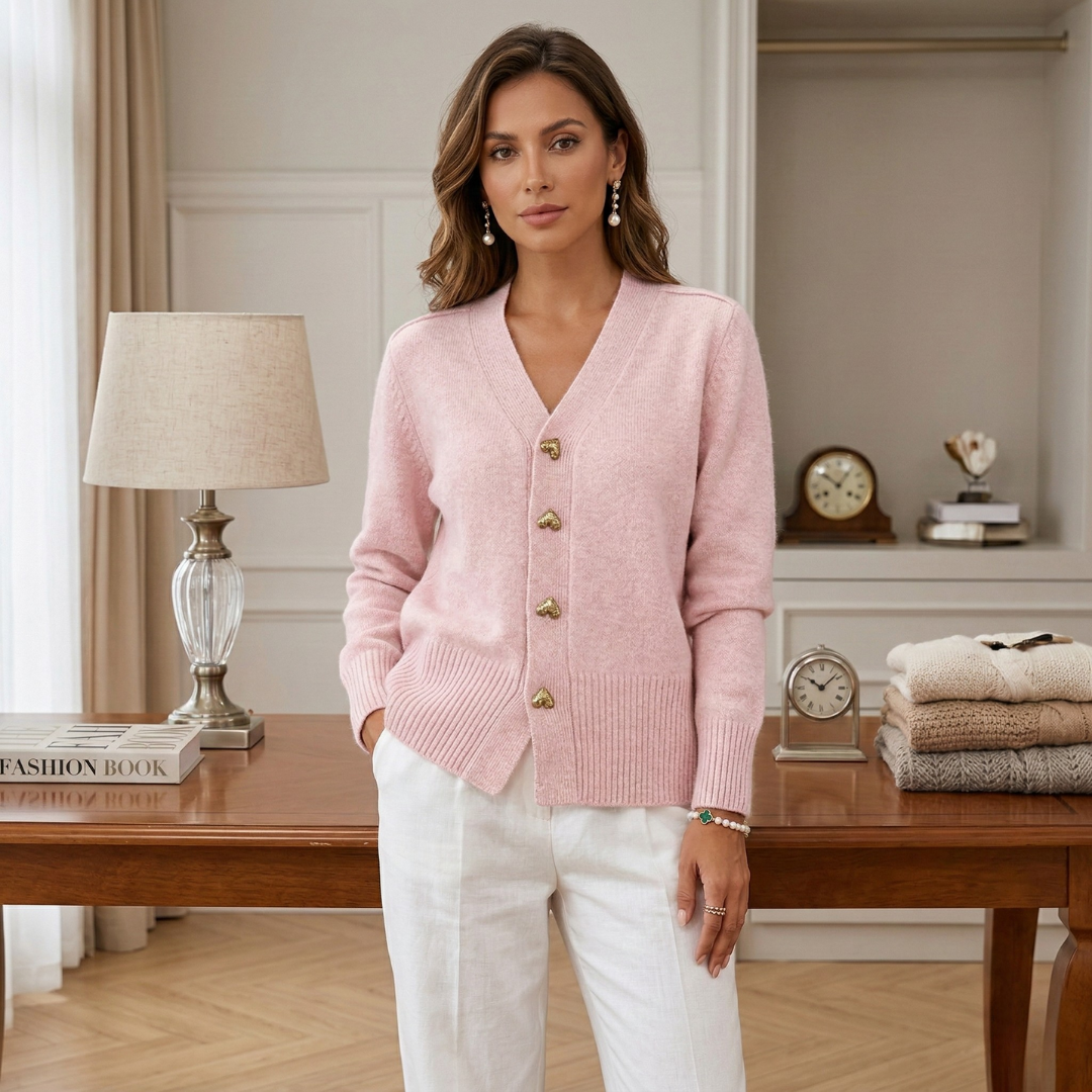 Amy | Cardigan en maille élégant