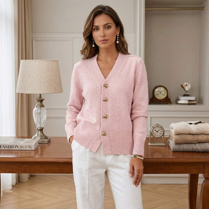 Amy | Cardigan en maille élégant