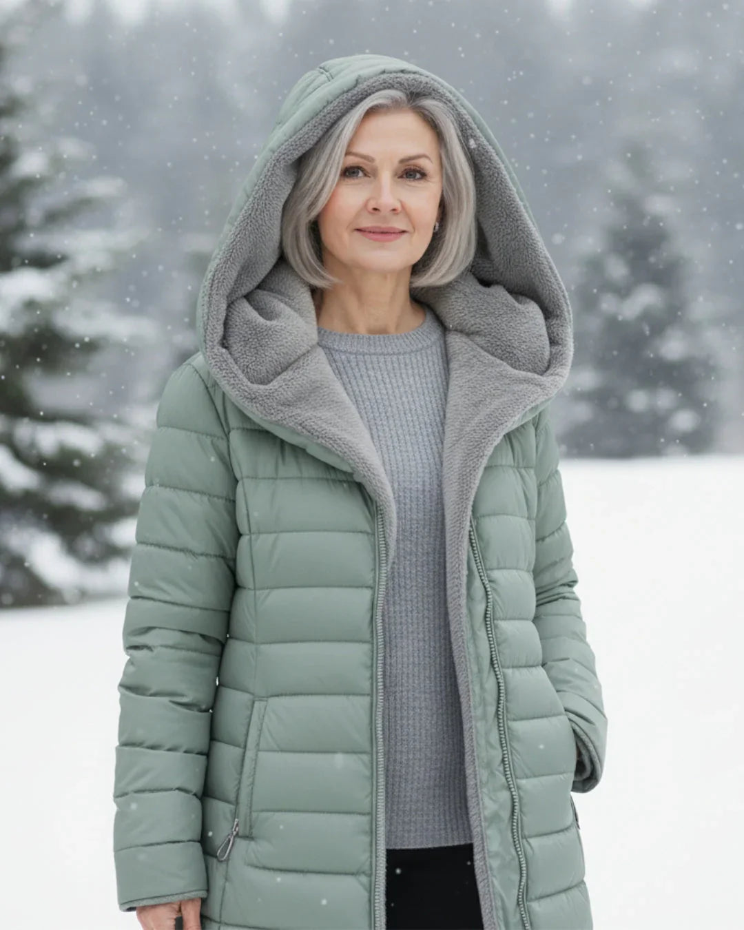 Olivia | Manteau d'hiver matelassé