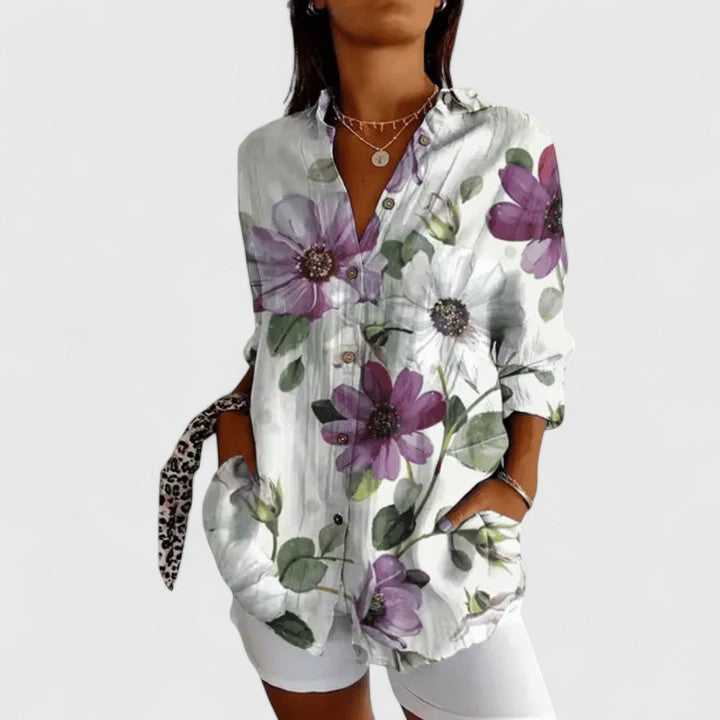 Katarine | Blouse Florale Elégante