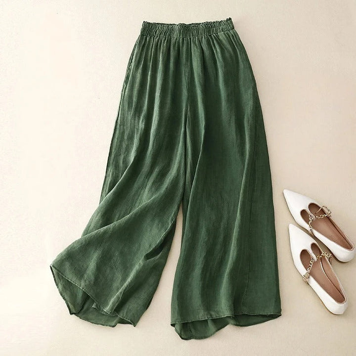 Nicole - Pantalons En Lin Élégants