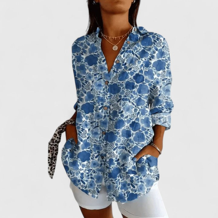 Katarine | Blouse Florale Elégante