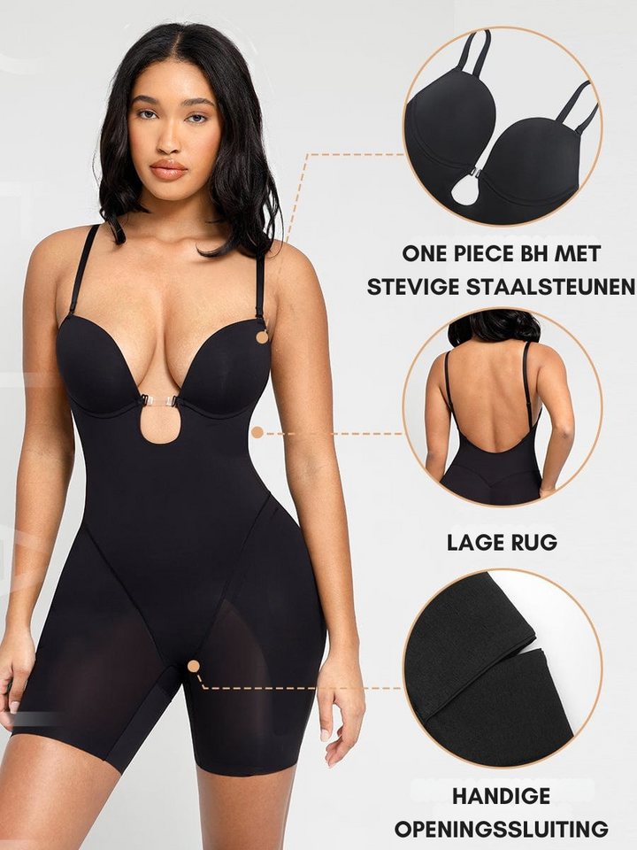 Bloom™ | Body décolleté plongeant avec coussinets amovibles