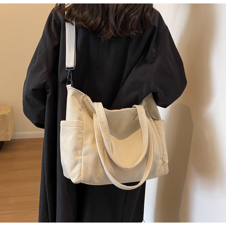 Bloom ™ |  Kunststudent Tote Corduroy Tas