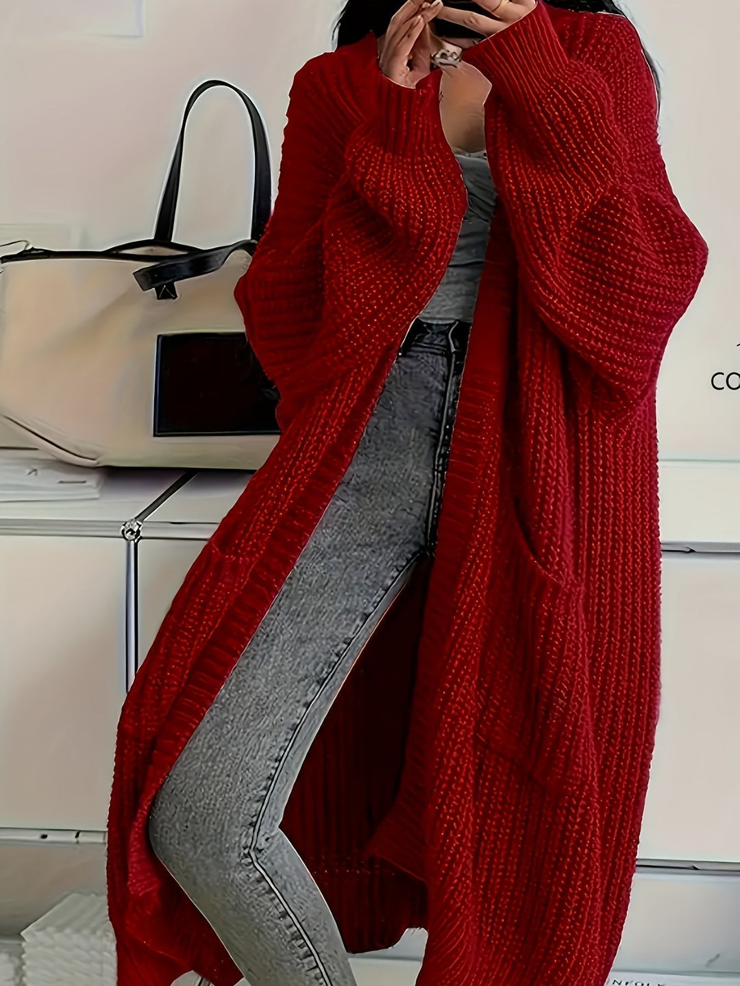 Leniene | Long gilet avec poches