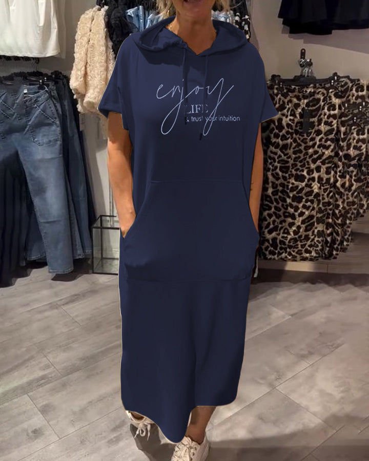 Isa | Casual hoodie jurk