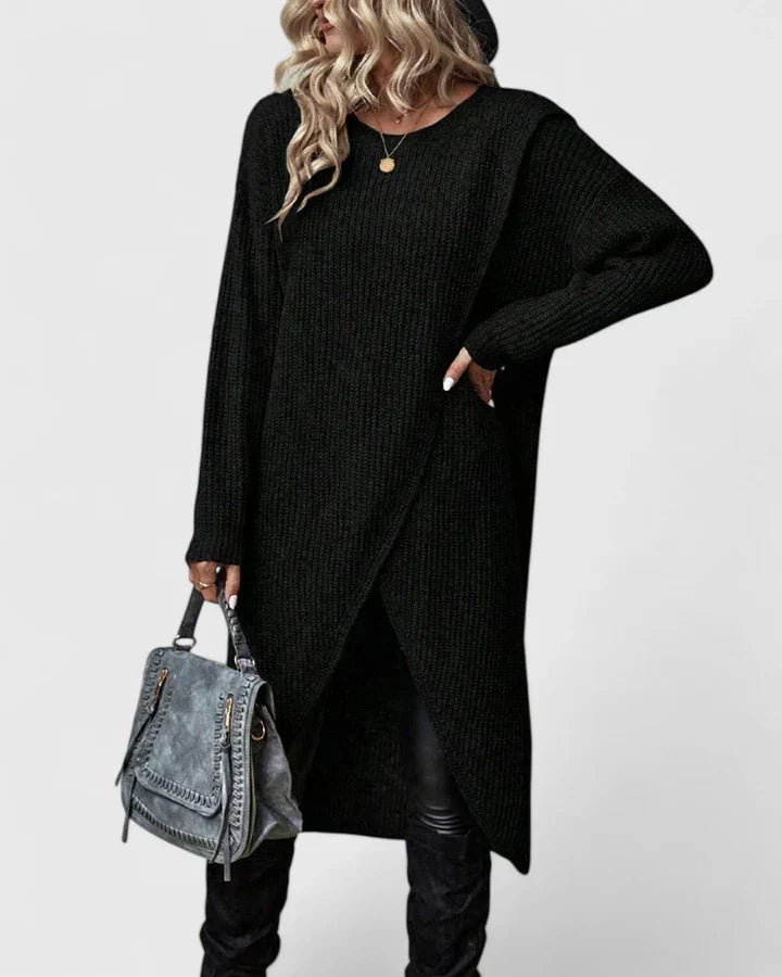 Elsemiek | Robe pull élégante à la coupe droite