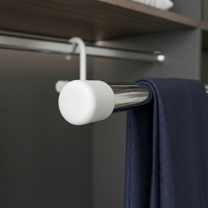 Ruimtebesparende 6-laags antislip metalen broekhanger met 2 haken, roestvrijstalen ontwerp vermindert rommel met 80%, perfect voor skinny jeans en denim stoffen, een ideale cadeaukeuze voor elf feestdagen