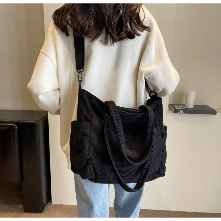 Bloom ™ |  Kunststudent Tote Corduroy Tas