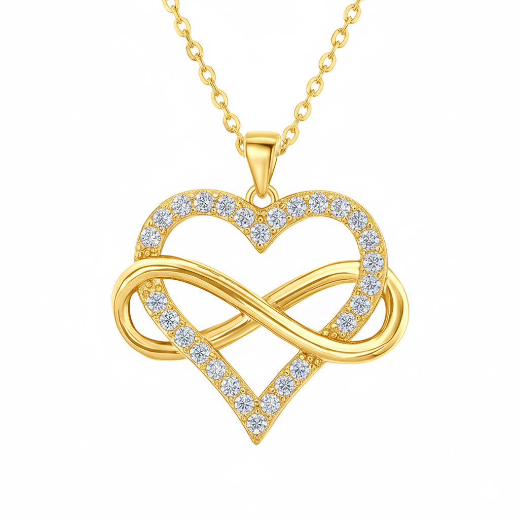À ma Reine - Collier Cœur Infini