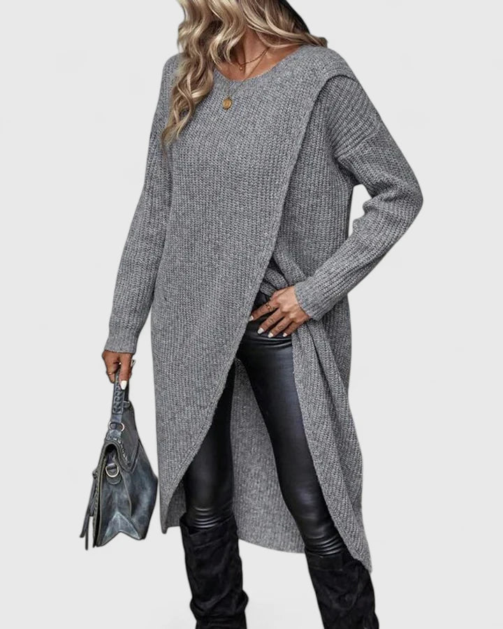 Elsemiek | Robe pull élégante à la coupe droite