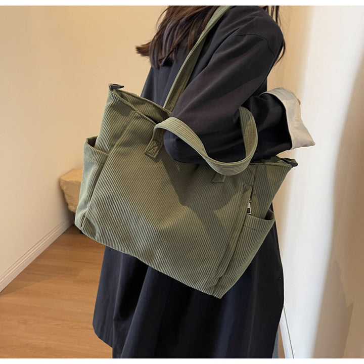 Bloom ™ |  Kunststudent Tote Corduroy Tas