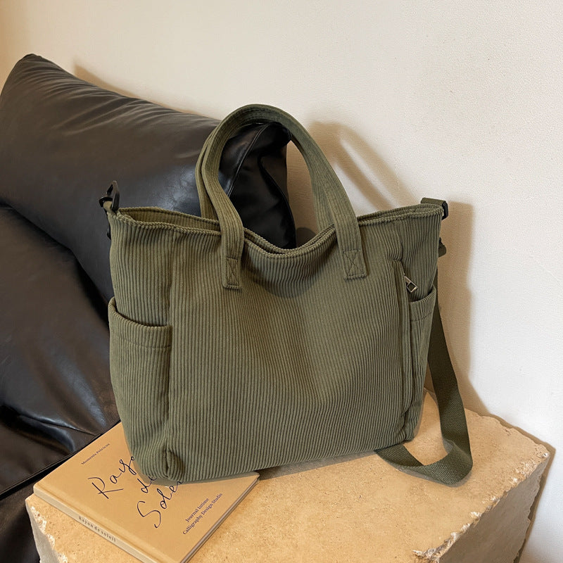 Bloom ™ |  Kunststudent Tote Corduroy Tas