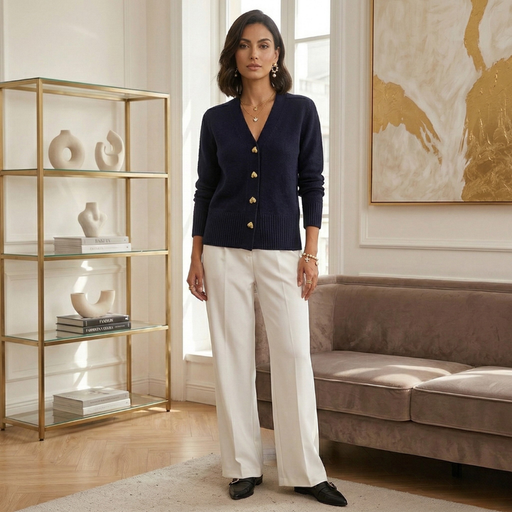 Amy | Cardigan en maille élégant