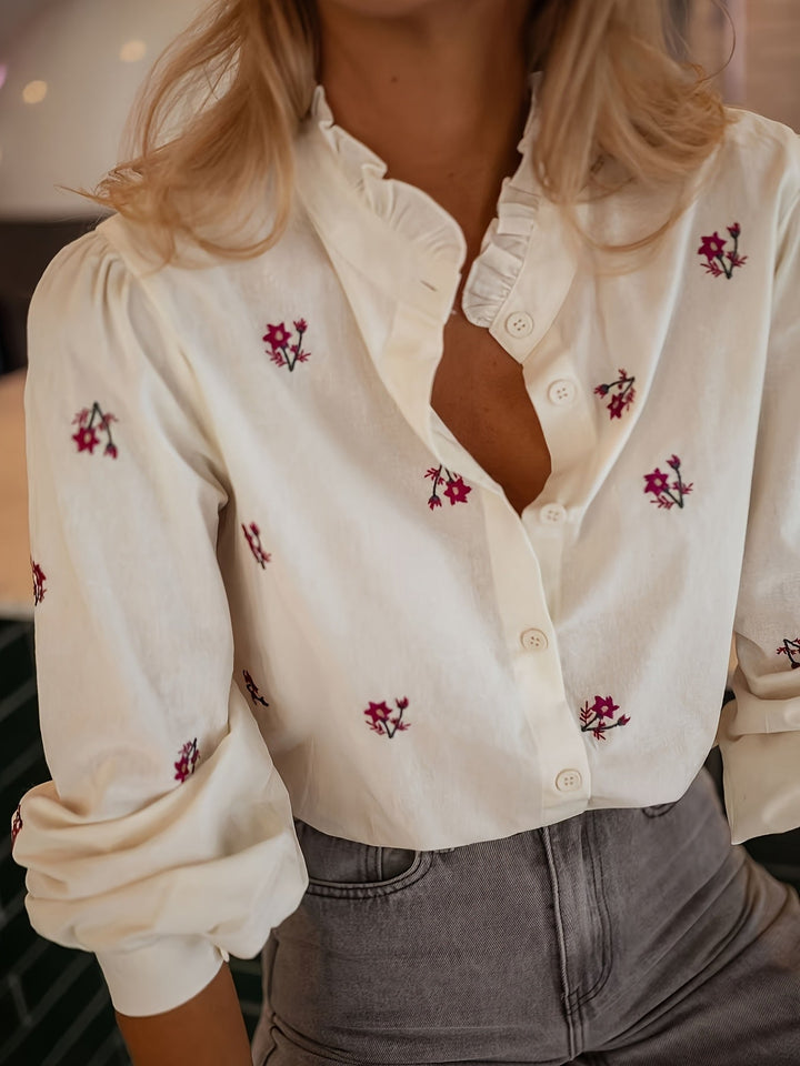 Amara Blouse | Blouse fleurie élégante