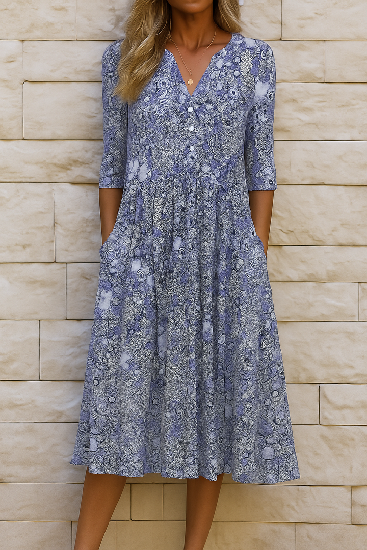 Harlow | Robe élégante avec décolleté et V 