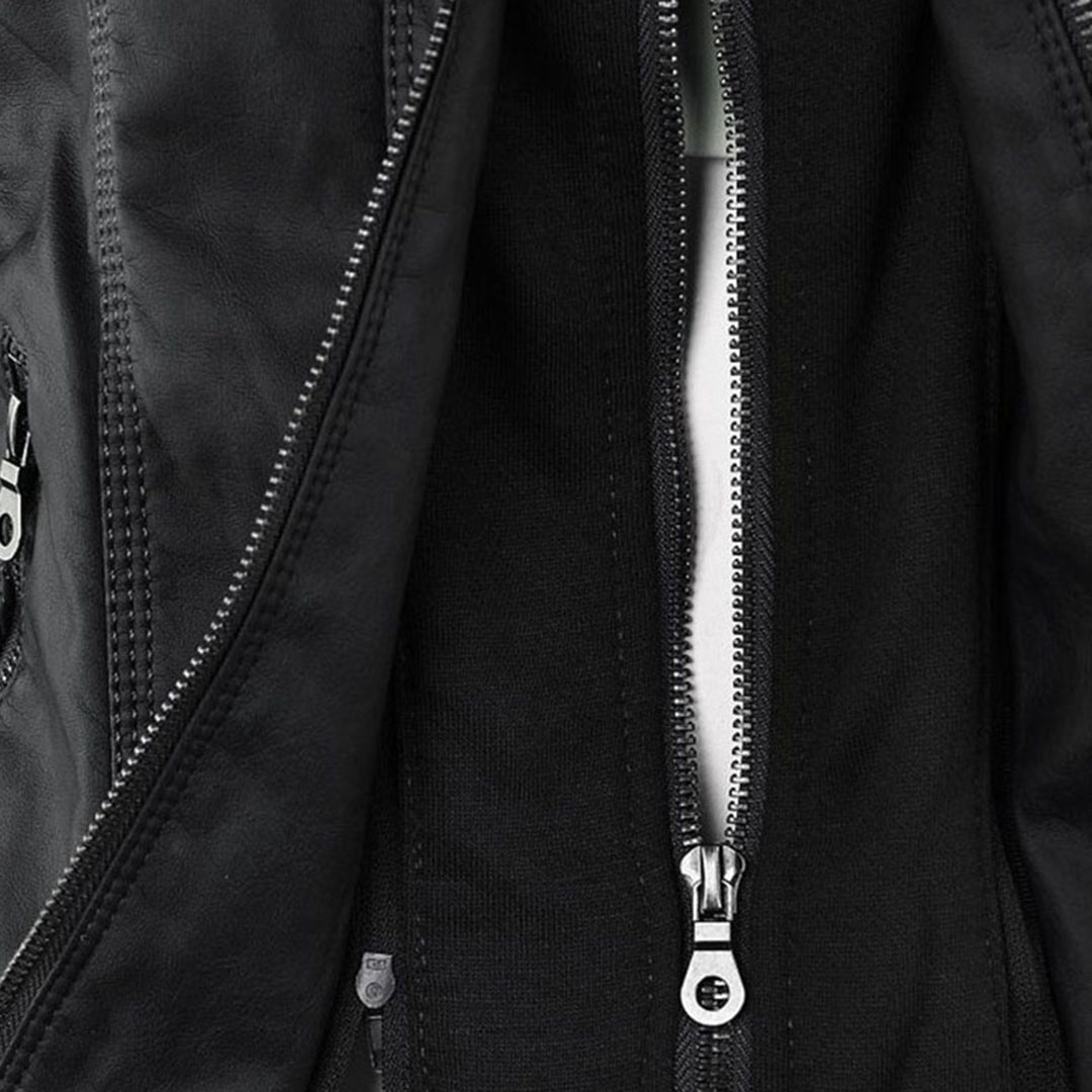 Eva™ | Veste en cuir élégante avec capuche