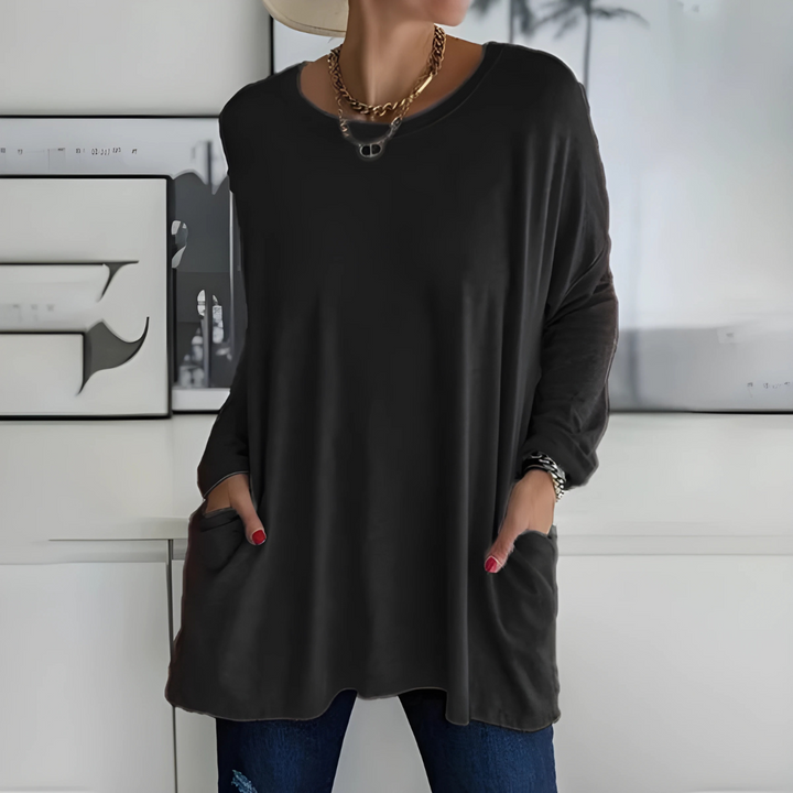 Barbara | Relaxed Lange Mouwen Top
