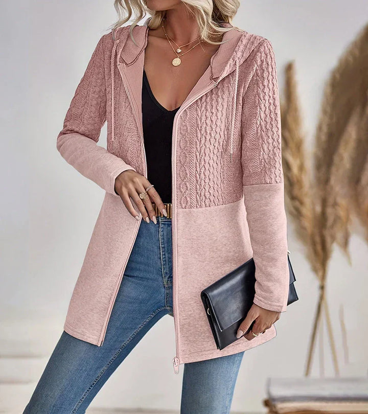 Aletta | Hoodie met Rits