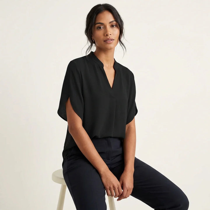 Blouse d'été légère à col en V pour femme - Aurélie