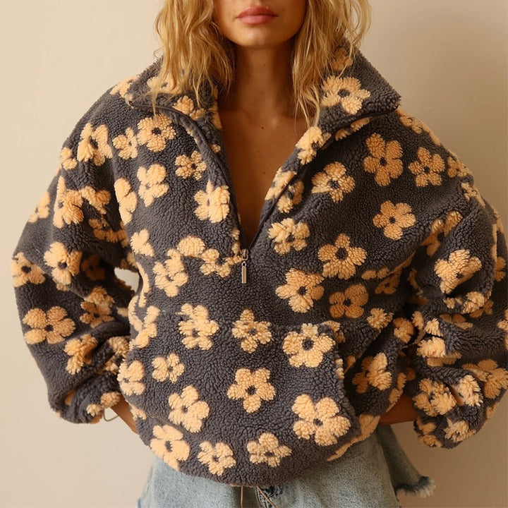 Wille | Trui met bloemenprint