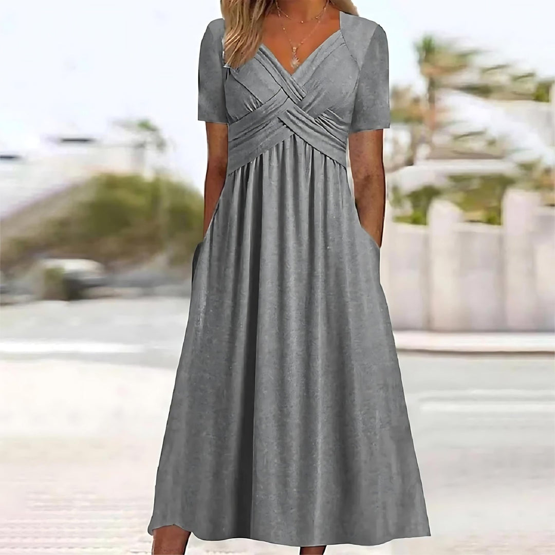 Inez | Robe midi sans manches