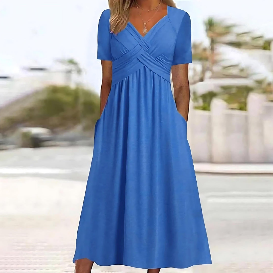 Inez | Robe midi sans manches