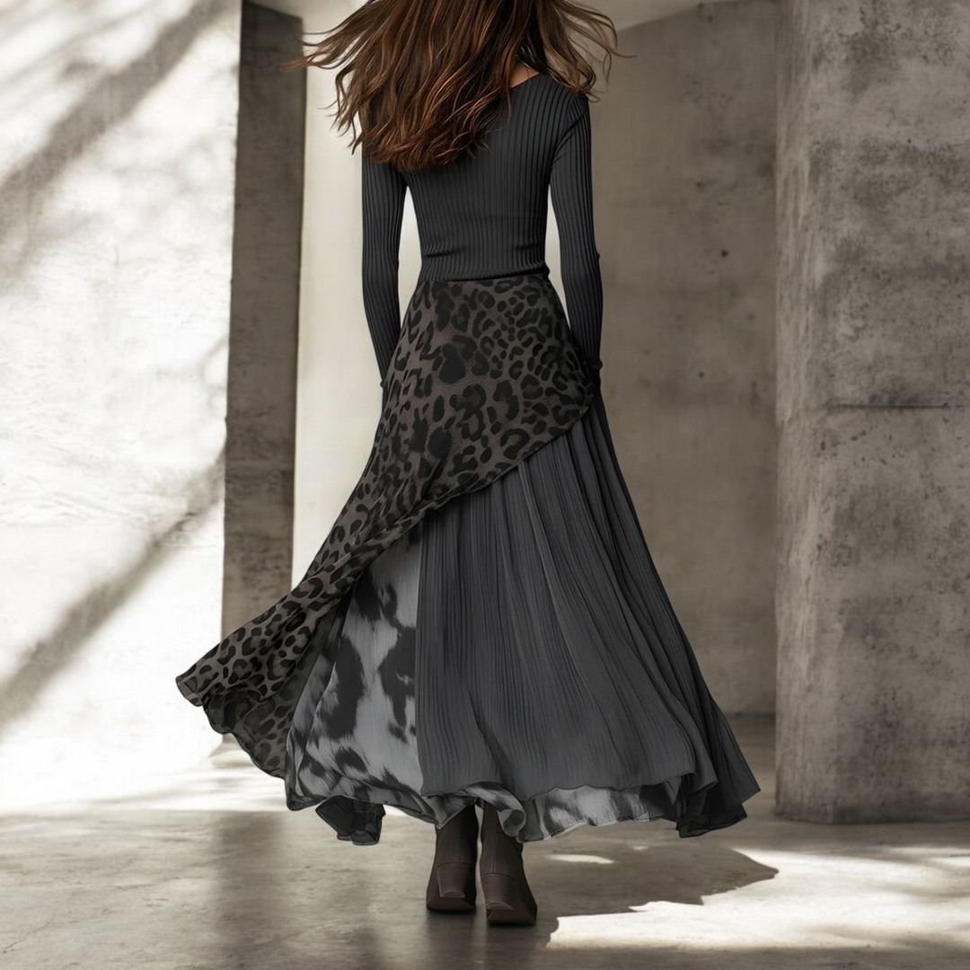 NKEM | Robe Longue Léopard