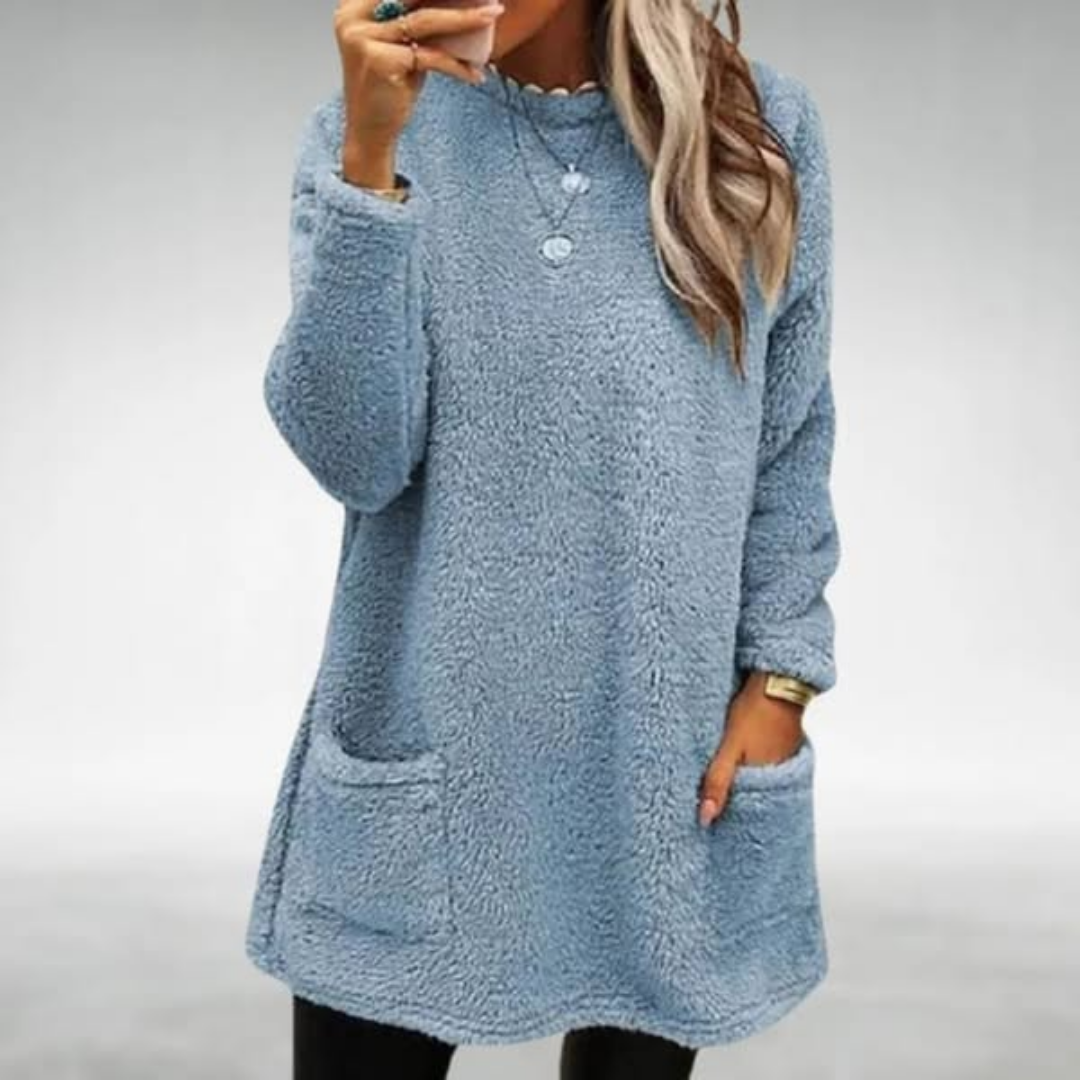 Christel | Pull polaire à poches