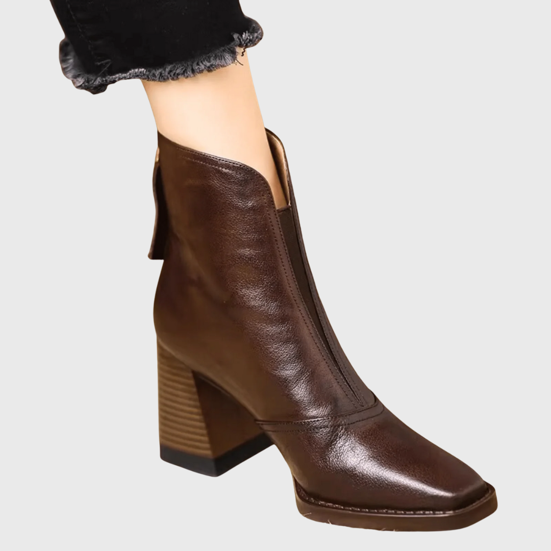 Jade | Bottines de luxe à talons moyens