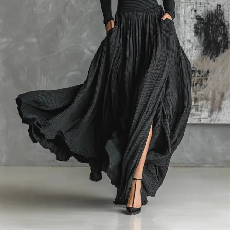 Ieteke | Élégante robe longue noire