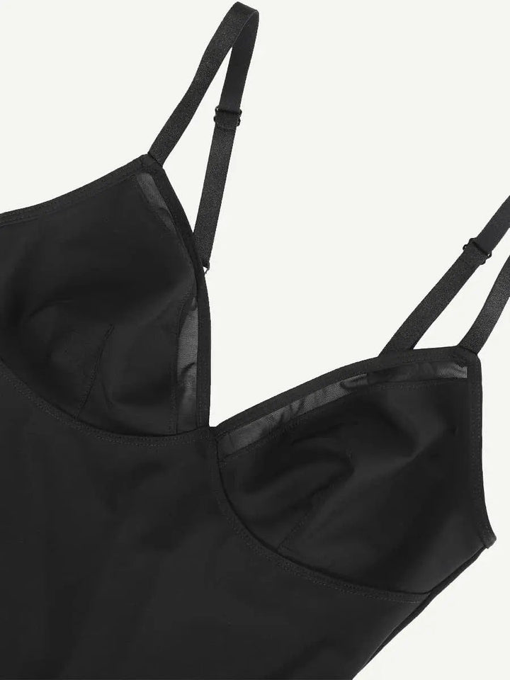 Bloom ™ | Deep V-Neck Mesh  Bodysuit