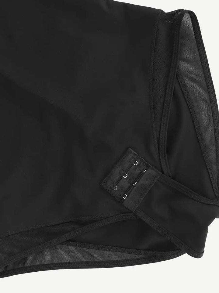 Bloom ™ | Deep V-Neck Mesh  Bodysuit