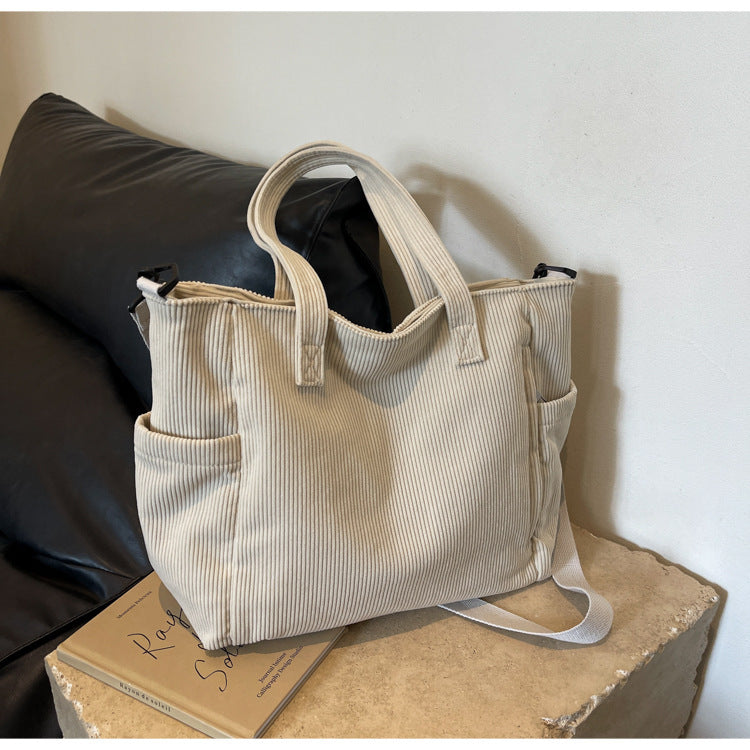 Bloom ™ |  Kunststudent Tote Corduroy Tas