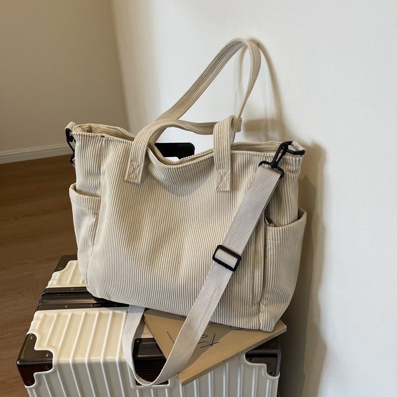 Bloom ™ |  Kunststudent Tote Corduroy Tas