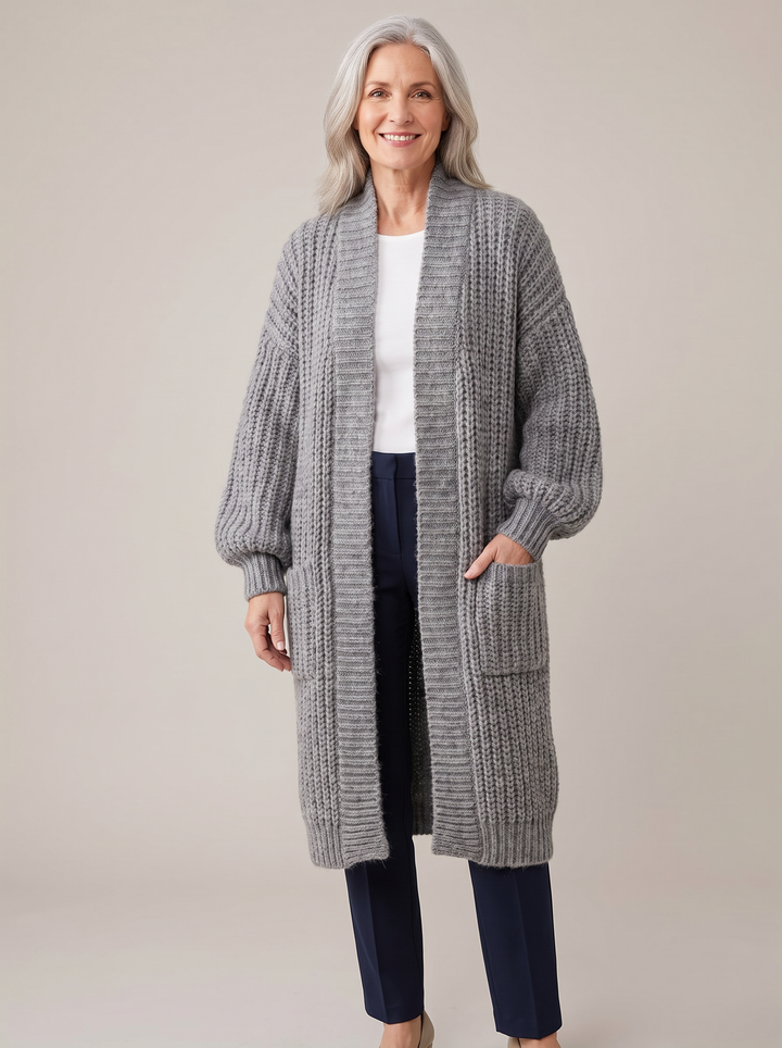 Leniene | Long gilet avec poches