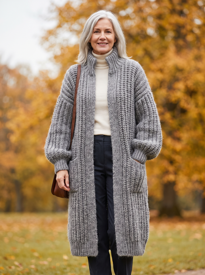 Leniene | Long gilet avec poches