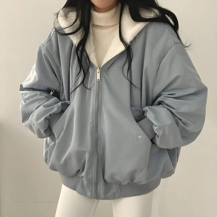 Charlotte™ | Manteau teddy réversible