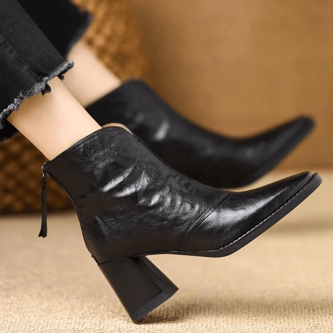 Jade | Bottines de luxe à talons moyens