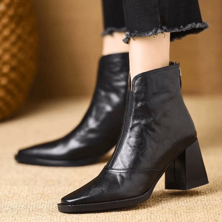 Jade | Bottines de luxe à talons moyens