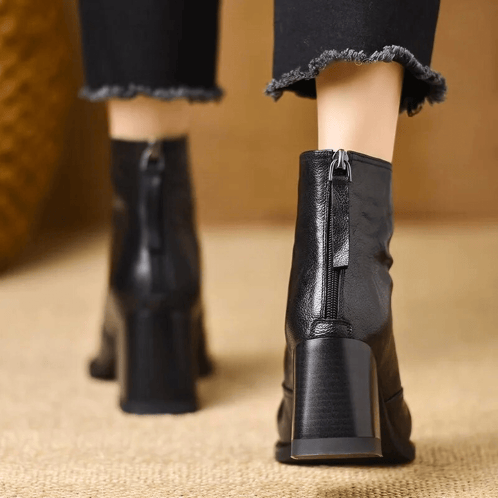 Jade | Bottines de luxe à talons moyens