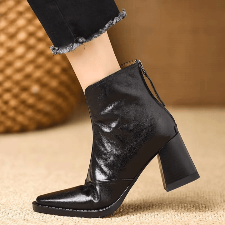 Jade | Bottines de luxe à talons moyens