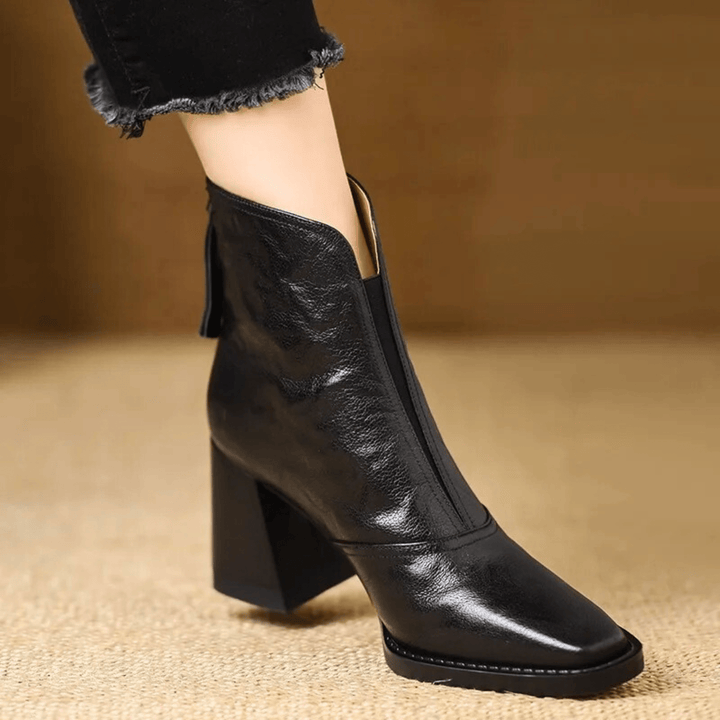Jade | Bottines de luxe à talons moyens